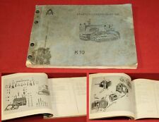 Ersatzteilliste Hanomag K 10 Raupe ( K 90 ) , incl. Motor D 93 , Katalog 221