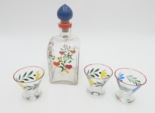 altes Schnaps Likör Set Glas