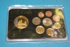 Prestige Münzsatz Malta 2008 999er Rodium 24 Krt. Goldauflage