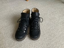 SPiETH WENSKY  TRACHTENSCHUHE DAMEN GR, 40  SCHWARZ 