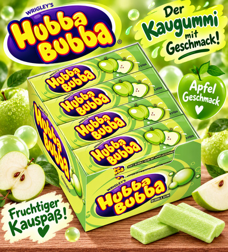 Wrigleys hubba bubba apple - wrigleys,