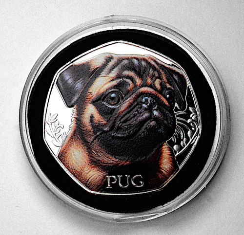 Der mops silber gedenkmünze - der,