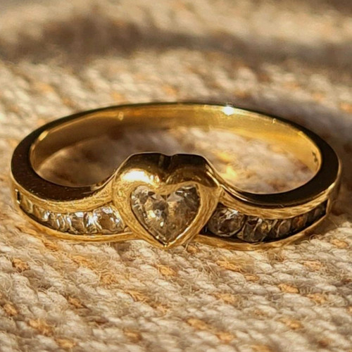 Goldener ring k - ring,, (333er)