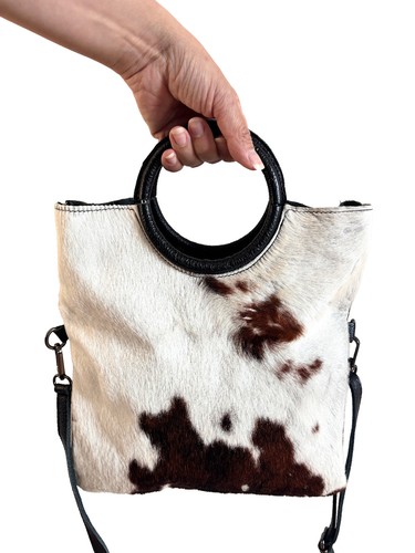 Echt rindsleder tasche hair - rindsleder,