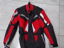 Motorradjacke Herren mit Protektoren wasserdicht, Größe XL plus Motorradhandschu
