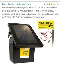 weidezaungerät 12v solar