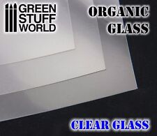 Klare organische Glasplatte -