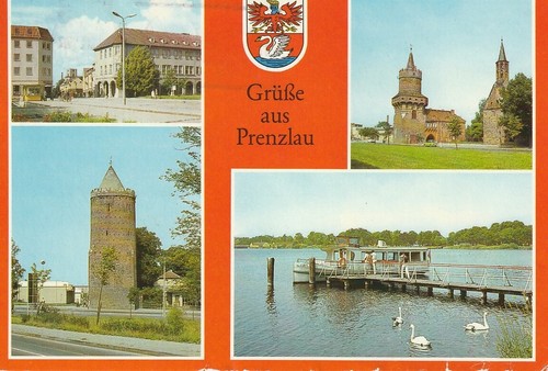 Prenzlau hotel - ak,
