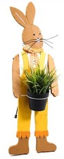 Holz Osterhase  ( 65 cm hoch ) Osterdeko Holzaufsteller Deko Türdedeko 