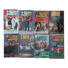 Vintage 80s/90s 8x The Kelly Family VHS Livekonzerte Konvolut Original Kassette