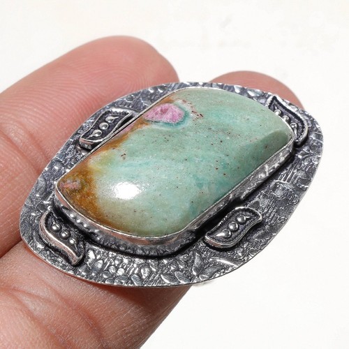 Rubin fuchsit edelstein ring - rubin,
