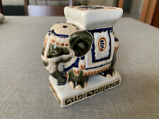 Keramik Elefant - ca. 12cm - Blumenhocker Blumenständer Blumensäule