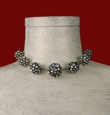 Konplott Kette silber "Spell on you" Strassteine wess neu