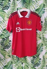 Manchester United 2022/2023 Original Adidas Football Shirt Jersey Trikot...