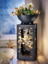 LED-Pflanzsäule "Stars" mit Kugelleuchten Deko Wohnungsdeko Dekosäule