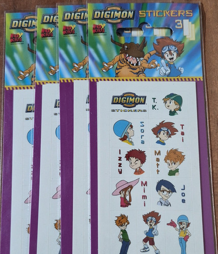 Digimon sticker set anime - 4,