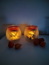 Kerzenhalter Afrika PartyLite Windlicht Giraffen Savanne Kerzen Teelicht Kerze