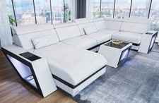 Sofa Wohnlandschaft Leder
