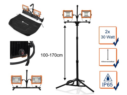 2in1 led doppelbaustrahler - 2in1,