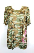 4 ) Manou Lenz Damen TopT-Shirt Camouflage Neu Gr. 38 42 44 46 48 50 52 54 56