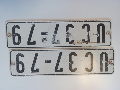Nummernschild ddr stück - , 2
