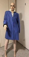 marc o polo Gr. 44,schöner blauer Wollmantel, gewalkt