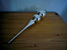 Christbaum Spitze silberfarben