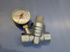 Druckminderer 1 - 6 bar, DN20 3/4" IG, mit Manometer Druckregler für Wasser Luft
