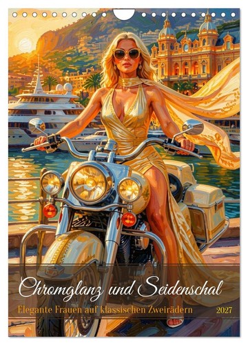 Chromglanz und seidenschal - und,