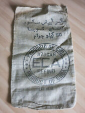 alt Zuckersack Leinensack Azucar ECA Refino Producto de Cuba Kuba Zucker Deko a1
