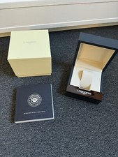 Original Longines Uhren Holzbox inkl. Beschreibung und Umkarton