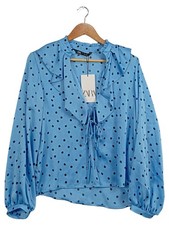 ZARA Damen Bluse Punkte