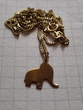 Feine 333er Goldkette mit Anhänger ca. 40cm