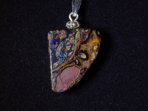 Boulder opal anhänger aus - boulder,