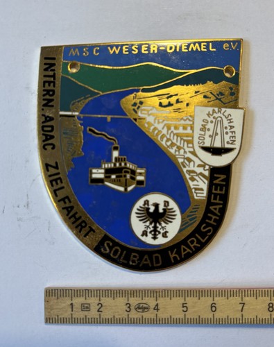 Plakette medaille zur adac - od.,
