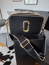 Marc Jacobs Snapshot camera bag Tasche schwarz elfenbein beige gold LUXUS Super!