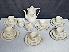 Kaffeeservice 6 Personen, 21 Teile, Winterling Marktleuthen Bavaria Mainau Clea