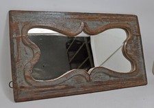 Antik Holz Wand Dekor Spiegel