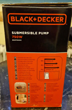 Black+Decker Tauchpumpe für Klarwasser 750 W, 11.000 l/h, 8,5 m Förderhöhe