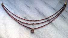 Kette Granat mit Anhänger