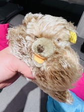 Steiff Teddy 5507 / 17 Floppy Zotty Knopf Fahne Ca. 18cm Vintage Mohair