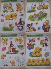 sehr schönes großes Oster-Fensterbild mit Glitter, Artikel 85716