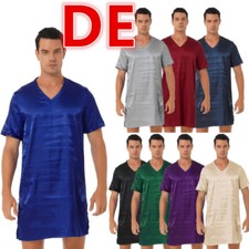 Herren satin nachthemd - satin,