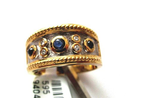 Extravaganter safir ring - extravaganter,