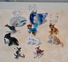 11 kleine Figuren Glas