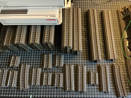 Märklin gleise konvolut - h0,