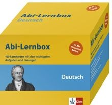 Abi-Lernbox Deutsch: Die 100 wichtigsten Aufgaben und Lö... | Buch | Zustand gut