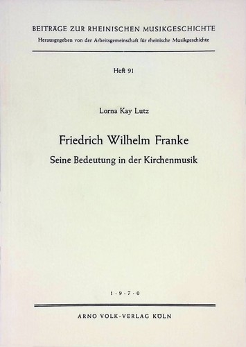 Friedrich wilhelm franke - friedrich,