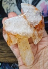 Handgeschnitzte Hämatit Quarz