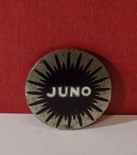 Original alte JUNO Electrolux Hausgeräte Emaille Brosche Abzeichen Anstecker (2)